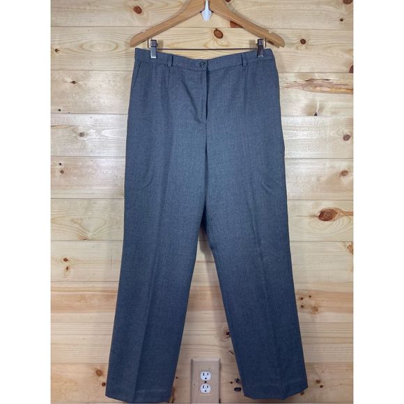 Pendleton Pants - Pendleton Women's 100% Virgin Wool Gray Trousers Size 12